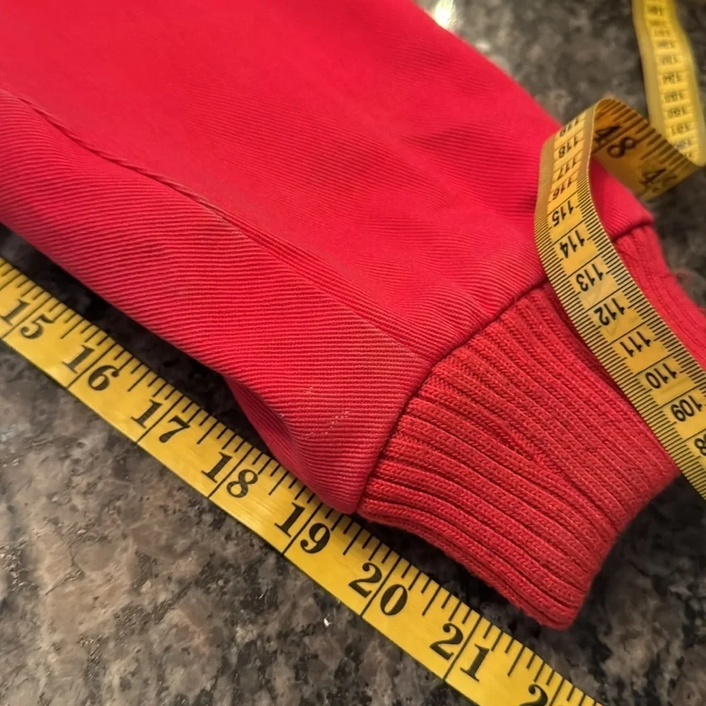 Pelle Pelle a club Red Jacket with Embroidered Design EUC 4XL